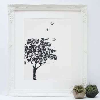 Tree Of Grouse Screen Print, 2 of 3