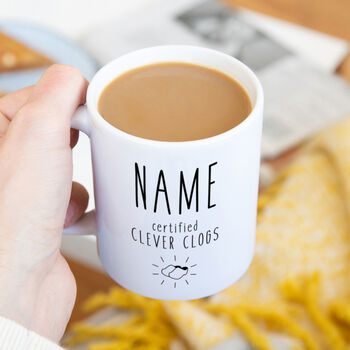 Clever Clogs Personalised Graduation Mug, 4 of 8