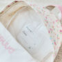 Personalised Ditsy Floral Print Mini Backpack, thumbnail 5 of 7