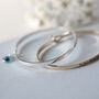 No Mud No Lotus Slim Brass Yoga Bangle, thumbnail 5 of 12