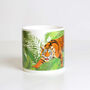 Jungle Tiger Bone China Mug, thumbnail 1 of 4