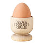 Personalised Good Egg Egg Cup, thumbnail 5 of 6