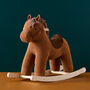 Personalised Rocking Horse Toy Vera, thumbnail 6 of 9