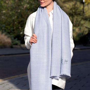 Personalised Trim Blanket Scarf, 7 of 11