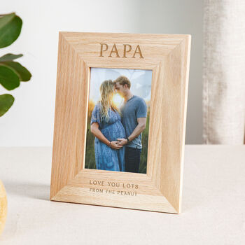 From The Bump Engraved Photo Frame, 2 of 2