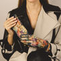 Art Print Suede Stretchy Touchscreen Gloves, thumbnail 6 of 11