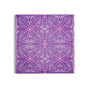 Pink Purple Geometric Rhododendron Flower Tiles, thumbnail 7 of 12