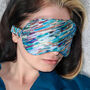 100% Silk Eye Mask Vibrant Abstract, thumbnail 1 of 5