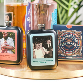 Personalised Photo Hip Flask, 4 of 11