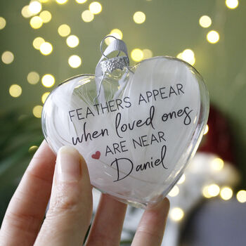 Feathers Appear When Loved Ones Are Near Bauble, 6 of 12