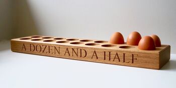 Personalised Wooden Egg Tray, 7 of 8
