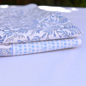 Blue And White Botanical Tablecloth, 4 of 4