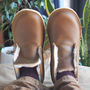 Personalised Handmade Cosy Sheepskin Slipper Boot, thumbnail 1 of 10