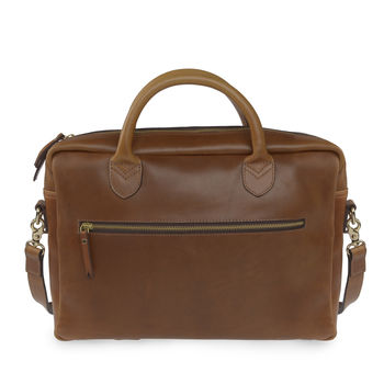 Luxury Leather Laptop Bag, 4 of 6