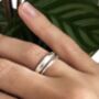 Handmade Smooth Domed Silver Or Gold Laura Ring, thumbnail 6 of 10