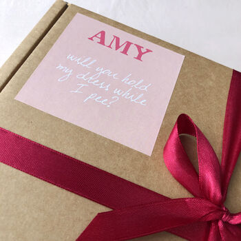 Personalised 'Will You Be My Bridesmaid Gift Box', 6 of 6