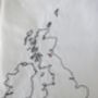 Personalised Map Cotton Pillowcases, thumbnail 4 of 6