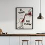 El Vino Did Flow Print | Kitchen Poster, thumbnail 1 of 3