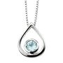 Sterling Silver And Gemstone Pendant Necklace, thumbnail 1 of 6