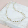 Sapa Pearl And Gold Plated Nugget Necklace, thumbnail 1 of 4