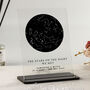 Personalised Night We Met Star Map Plaque, thumbnail 1 of 2