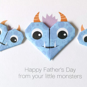 Funny Happy Father's Day Little Monster Card, 8 of 8