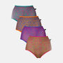 Women's 'Wild Cat' Four Pack Bamboo Full Briefs, thumbnail 1 of 8