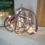Recycled Sari Silk Fairy Light String, thumbnail 3 of 9