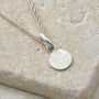 Textured Round Tag Necklace, thumbnail 2 of 9
