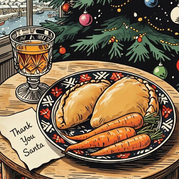 Pasty For Santa, A Cornish Christmas Card, 5 of 7