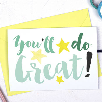 you'll do great, good luck exams card by alexia claire ...