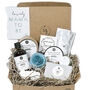 Pregnancy Gift Box Vegan Mum To Be Pamper Hamper Blue, thumbnail 3 of 5
