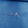 Black Onyx July Birthstone 925 Sterling Silver Stud Earrings, thumbnail 7 of 9