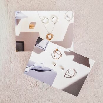 Half Moon Stud Earrings, 6 of 7