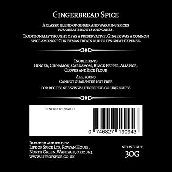 Gingerbread Gourmet Baking Spice, 3 of 4