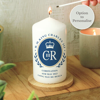 Personalised King Charles Coronation Candle, 2 of 5