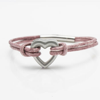 Woman's Personalised Bordeaux Red Leather Remembrance Bracelet For Ashes, 4 of 12