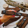 Coffee Bean Brown Cord Puppy Or Dog Collar Sizes Xs L, thumbnail 3 of 10