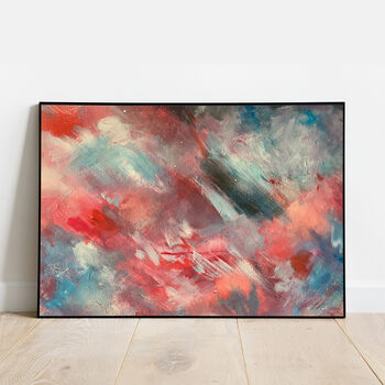 Extra Large Bespoke Abstract Framed Canvas, 3 of 4