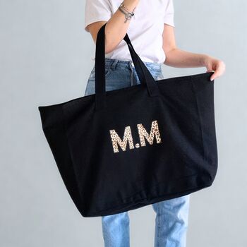 Personalised Zip Tote Bag For Mum Essentials, 6 of 9