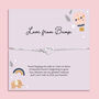 Love From Bump Bracelet – A Meaningful Gift For Mum To Be, thumbnail 1 of 9