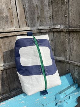 Large Recycled Sailcloth Wash Bag, 6 of 6