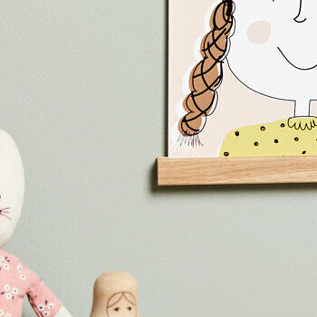 Children's Personalised Face Nursery Print, 5 of 6