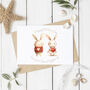 Personalised Rabbit Girl And Boy Mother's Day Card, thumbnail 1 of 3