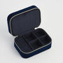 Rosy Posy Embroidered Blue Large Jewellery Box, thumbnail 5 of 6
