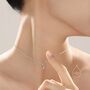 Tiny And Delicate Bird Skull Pendant Necklace, thumbnail 4 of 11