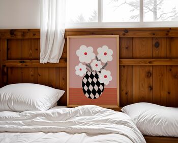 Daisy Vase Art Print, 2 of 6