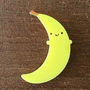 Happy Banana Acrylic Brooch, thumbnail 1 of 4