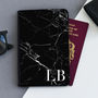 Black Marble Personalised Passport Case, thumbnail 1 of 5
