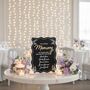 Wavy Edge Wedding Memorial Acrylic Sign, thumbnail 1 of 4